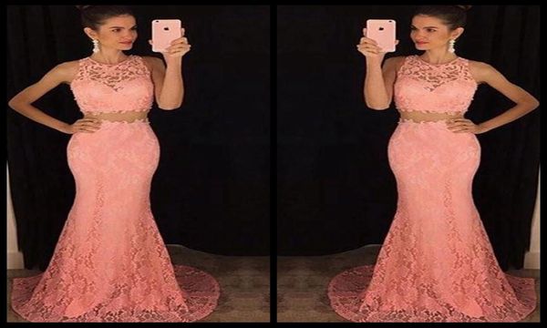two pieces dress 2020 prom dresses long o neck mermaid full lace see through formal evening gowns party wear7680288, Black
two pieces dress 2020 prom dresses long o neck mermaid full lace see through formal evening gowns party wear7680288, Black