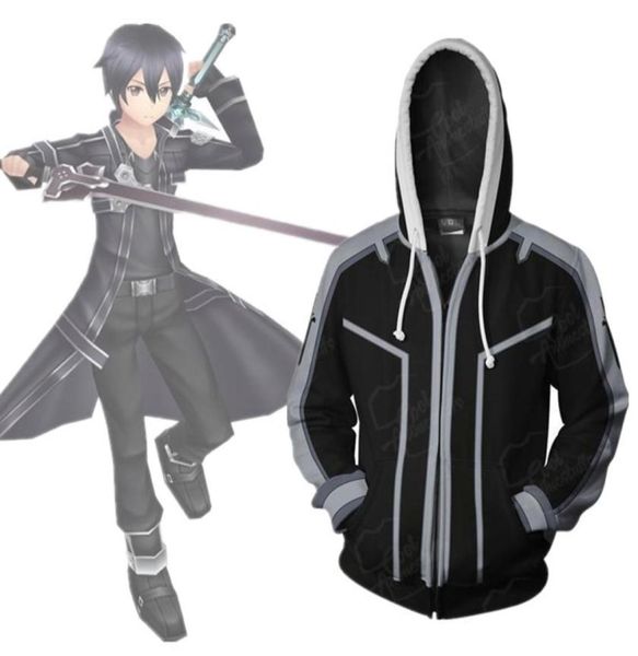 asian size japan anime sword art online kirito cosplay costume 3d long sleeve zipper coat jacket hoodie6035260, Black
asian size japan anime sword art online kirito cosplay costume 3d long sleeve zipper coat jacket hoodie6035260, Black