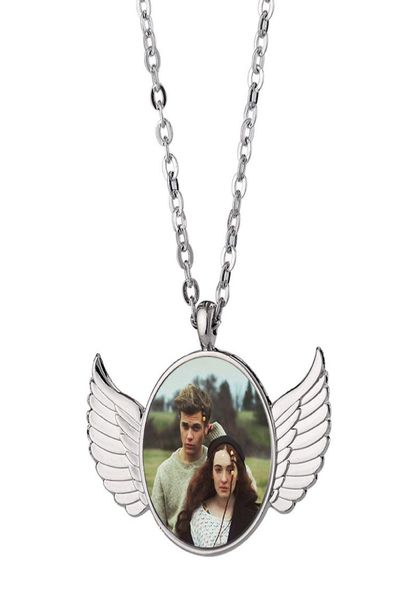 cute blank heartshaped sublimation keepsake pendant necklace angel wing couple zinc alloy jewelry8972577, Silver
cute blank heartshaped sublimation keepsake pendant necklace angel wing couple zinc alloy jewelry8972577, Silver