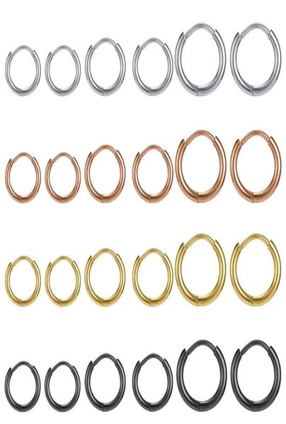 hoop huggie aoedej high polish smooth round earring women men stainless steel rose gold small punk gothic loop1099383, Golden;silver
hoop huggie aoedej high polish smooth round earring women men stainless steel rose gold small punk gothic loop1099383, Golden;silver