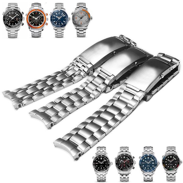 watch bands 18mm 20mm 22mm accessories stainless steel strap for omega 007 300m sports watchband bracelet belt 230712, Black;brown
watch bands 18mm 20mm 22mm accessories stainless steel strap for omega 007 300m sports watchband bracelet belt 230712, Black;brown