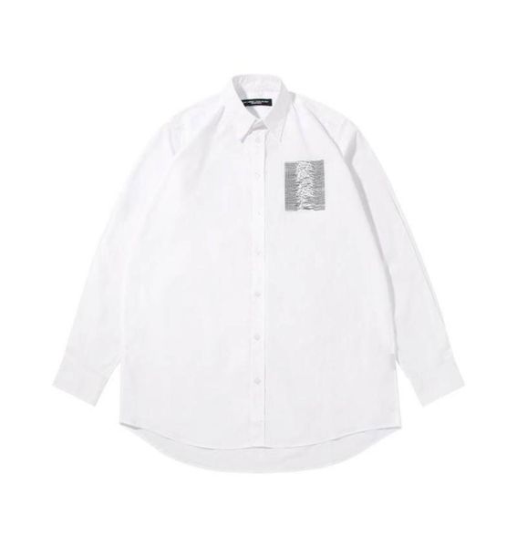 men039s casual shirts raf simons 2022 autumn style mercerized cotton shirt patch corrugated embroidery allmatch long sleeve8350997, White;black
men039s casual shirts raf simons 2022 autumn style mercerized cotton shirt patch corrugated embroidery allmatch long sleeve8350997, White;black