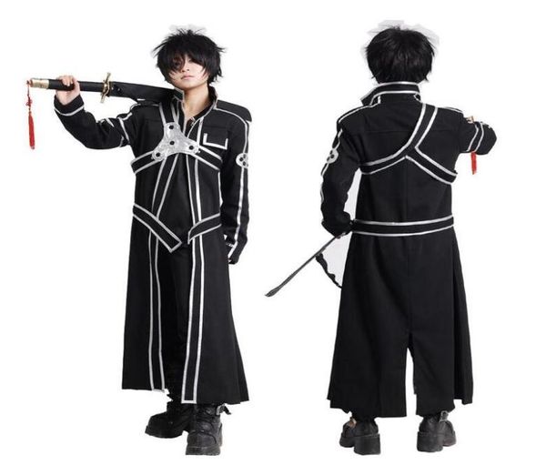 sword art online cosplay costume kirigaya kazuto robe anime sao kirito long overcoat trench cloak belt shoulder straps ani6141869, Black
sword art online cosplay costume kirigaya kazuto robe anime sao kirito long overcoat trench cloak belt shoulder straps ani6141869, Black