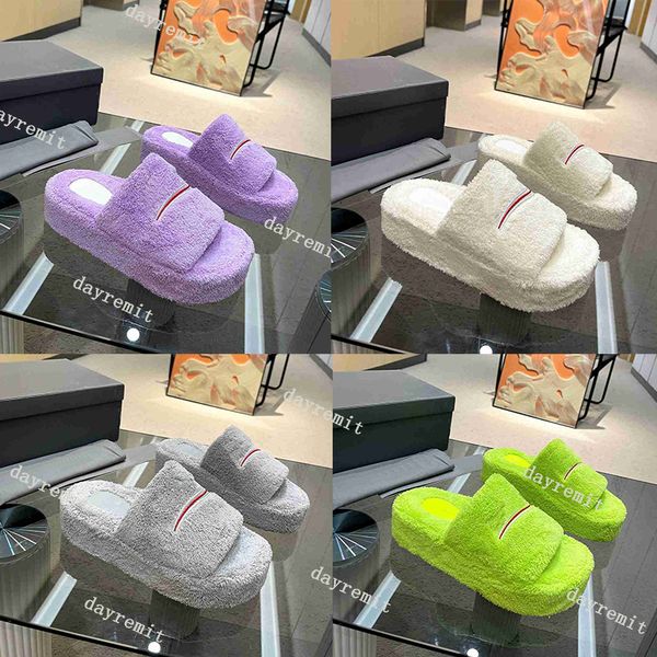 designer fur platform slippers women furry sandal thick bottom slipers waterproof heels embroidered shoes fashion slipper mules, Black
designer fur platform slippers women furry sandal thick bottom slipers waterproof heels embroidered shoes fashion slipper mules, Black