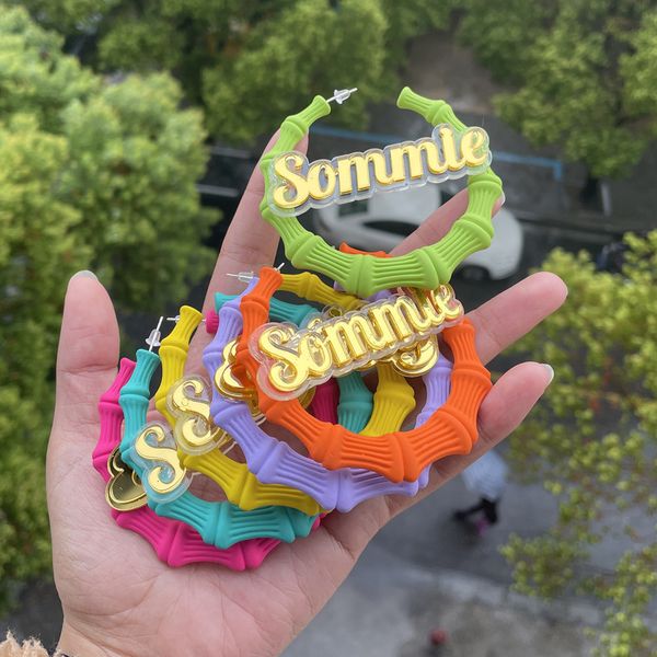 hoop huggie 3umeter colorful hoop customized name earrings women 40mm 70mm summer travel personalized earrings gift 230712, Golden;silver
hoop huggie 3umeter colorful hoop customized name earrings women 40mm 70mm summer travel personalized earrings gift 230712, Golden;silver