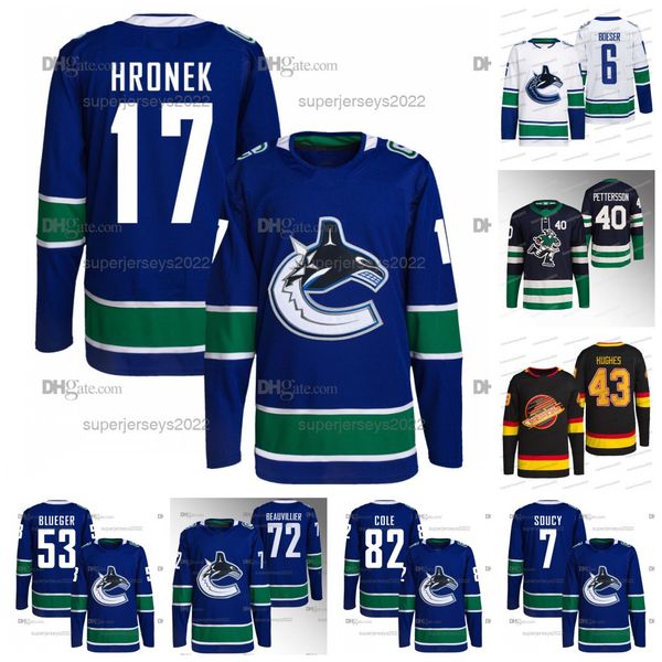 40 elias pettersson canucks jersey filip hronek quinn hughes ian cole teddy blueger carson soucy anthony beauvillier brock boeser j.t. mille, Black;red
40 elias pettersson canucks jersey filip hronek quinn hughes ian cole teddy blueger carson soucy anthony beauvillier brock boeser j.t. mille, Black;red