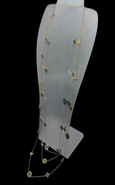europe america style lady women titanium steel initials long necklace sweater chain with 11 motifs mother of pearl malachite flowe8082565, Silver
europe america style lady women titanium steel initials long necklace sweater chain with 11 motifs mother of pearl malachite flowe8082565, Silver