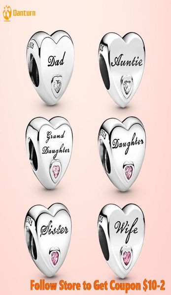 925 sterling silver pendant charms for original box daughter sister mom dad love european bead charms bracelet necklace jewelry9666371, Bronze;silver
925 sterling silver pendant charms for original box daughter sister mom dad love european bead charms bracelet necklace jewelry9666371, Bronze;silver