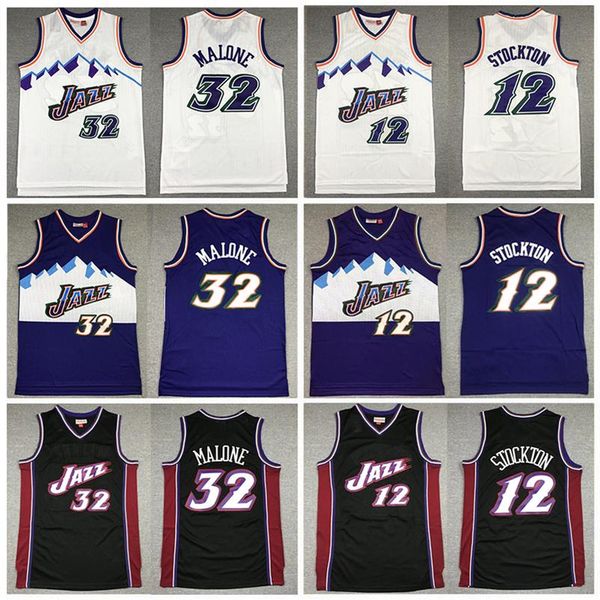 stitched retro basketball jerseys 32 karl malone 12 john stockton jersey men mitchell ness 1996-97 mesh version hardwoods classic vintage we, Black;red
stitched retro basketball jerseys 32 karl malone 12 john stockton jersey men mitchell ness 1996-97 mesh version hardwoods classic vintage we, Black;red
