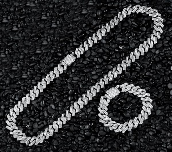 chains iced out chain bling prong miami cuban link necklaces 15mm full crystal rhinestones clasp hip hop necklace bracelet mens9189766, Silver
chains iced out chain bling prong miami cuban link necklaces 15mm full crystal rhinestones clasp hip hop necklace bracelet mens9189766, Silver