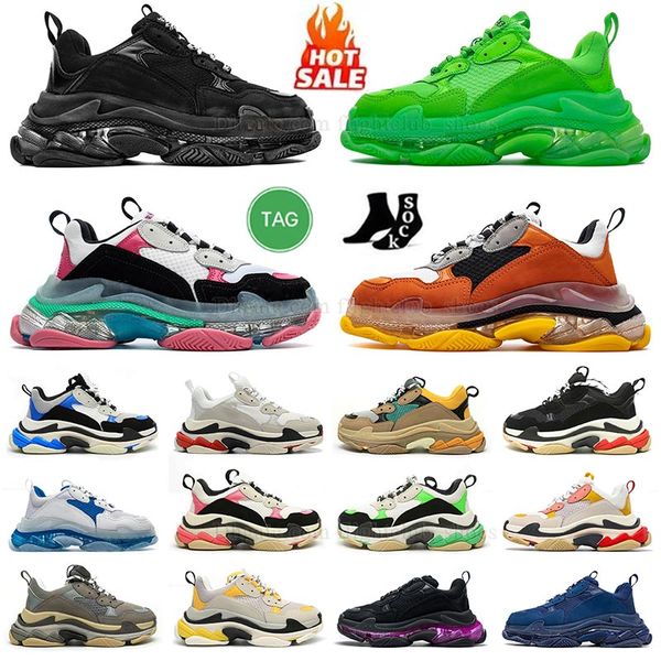 designer triple s sneaker casual shoes clear sole bubble bottom platform black white grey red pink blue green mens sports famous
designer triple s sneaker casual shoes clear sole bubble bottom platform black white grey red pink blue green mens sports famous