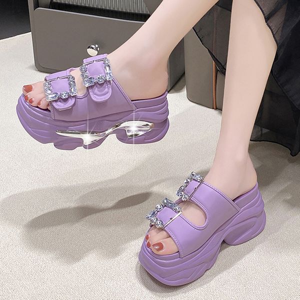 slippers double buckle platform sandals women summer fashion chunky slippers woman non slip thick bottom sandalias mujer 230713, Black
slippers double buckle platform sandals women summer fashion chunky slippers woman non slip thick bottom sandalias mujer 230713, Black