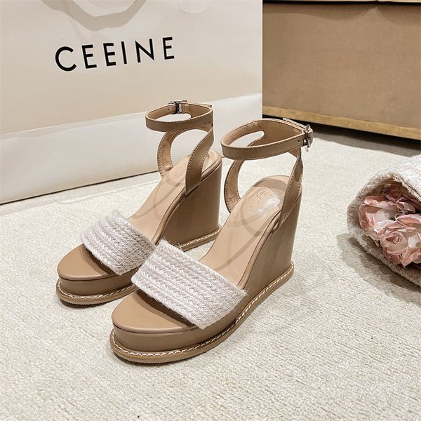 sandals 2023 leather straw rope weaving wedge heel hollow out open toe beach 34 40 summer women's outdoor slippers 230714, Black
sandals 2023 leather straw rope weaving wedge heel hollow out open toe beach 34 40 summer women's outdoor slippers 230714, Black