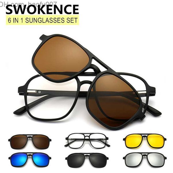 sunglasses 6-in-1 polarized sunglasses men's magnetic clip glasses tr90 optical prescription glasses frame magnetic clip s507 z230726, White;black
sunglasses 6-in-1 polarized sunglasses men's magnetic clip glasses tr90 optical prescription glasses frame magnetic clip s507 z230726, White;black