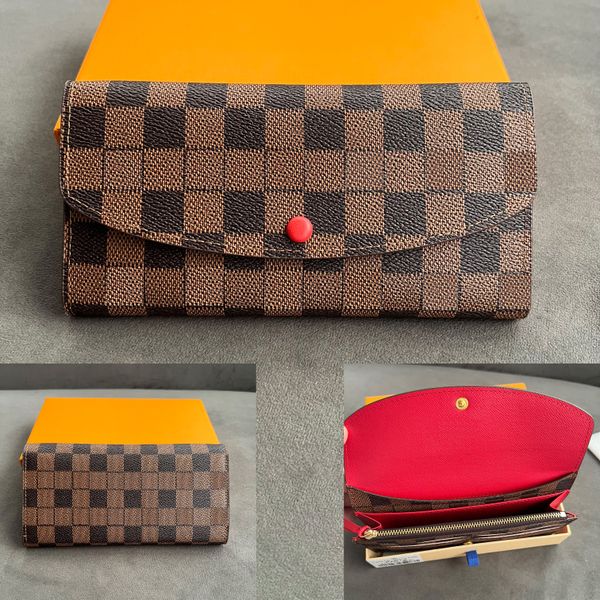 mens coin purses emilie long wallet womens purse card holders credit card hand bag slots genuine leather luxury designers button wallets key, Red;blue
mens coin purses emilie long wallet womens purse card holders credit card hand bag slots genuine leather luxury designers button wallets key, Red;blue