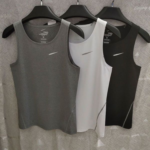 sports sleeveless vest men' track and field quick dry high elasticity fitness suit basketball bottoming sweat absorbing training skin, White;black
sports sleeveless vest men' track and field quick dry high elasticity fitness suit basketball bottoming sweat absorbing training skin, White;black