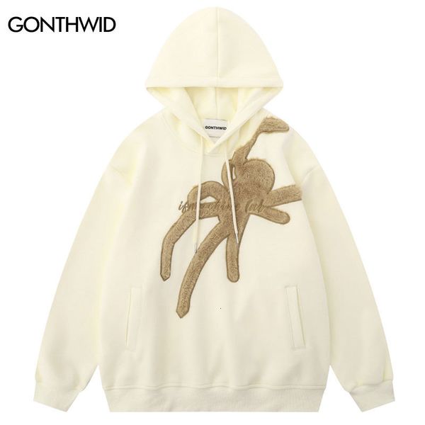 men's hoodies sweatshirts harajuku men hoodie y2k hip hop embroidery fluffy spider letter hooded sweatshirt streetwear fashion punk pul, Black
men's hoodies sweatshirts harajuku men hoodie y2k hip hop embroidery fluffy spider letter hooded sweatshirt streetwear fashion punk pul, Black
