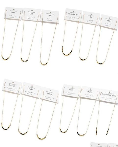 pendant necklaces morse code necklace with card beads on silk mes friendship necklaces inspirational gifts for women drop delivery7224860, Silver
pendant necklaces morse code necklace with card beads on silk mes friendship necklaces inspirational gifts for women drop delivery7224860, Silver