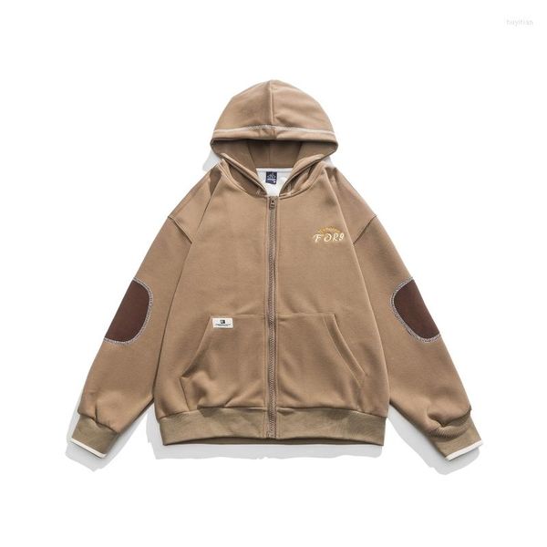 men's hoodies spring autumn sweatshirts streetwear pullover harajuku hip hop embroidery loose couple zipper, Black
men's hoodies spring autumn sweatshirts streetwear pullover harajuku hip hop embroidery loose couple zipper, Black