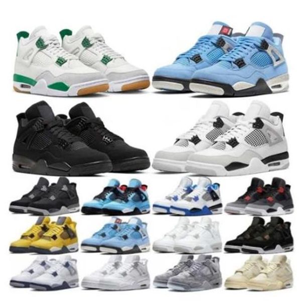 2023 jumpman 4 4s men retro women basketball shoes red thunder black cat sail lightning infrared white oreo unc blue metallic royalty bred
2023 jumpman 4 4s men retro women basketball shoes red thunder black cat sail lightning infrared white oreo unc blue metallic royalty bred