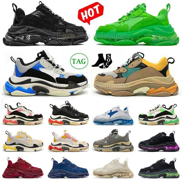 2023 balencaigas triple s sneaker men women designer shoes platform sneakers clear sole black white grey red pink blue royal neon green coac
2023 balencaigas triple s sneaker men women designer shoes platform sneakers clear sole black white grey red pink blue royal neon green coac