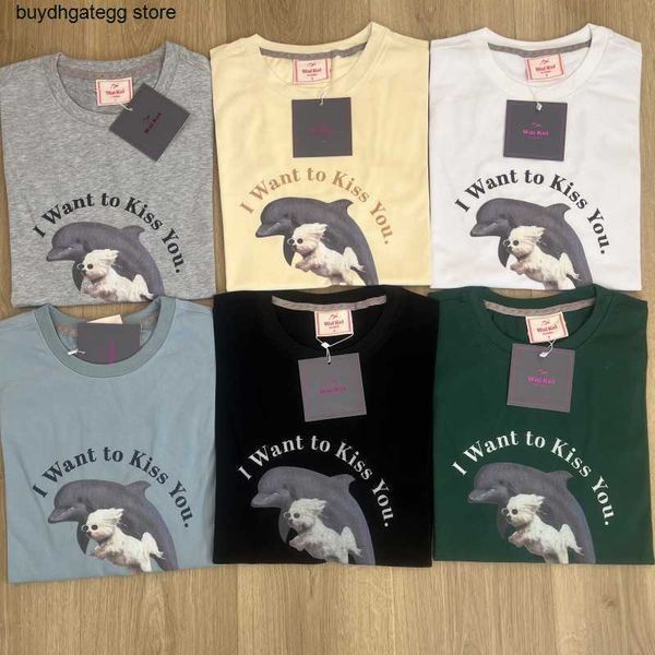 ladies t-shirts fashion brand waikei korean same dolphin dog print men and couple short sleeve summer, White
ladies t-shirts fashion brand waikei korean same dolphin dog print men and couple short sleeve summer, White
