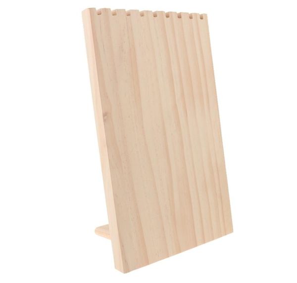 unfinished wood jewelry necklace pendant display stand holder rack 9 hooks for necklace pendant chain bracelet mx2008101071252, Black
unfinished wood jewelry necklace pendant display stand holder rack 9 hooks for necklace pendant chain bracelet mx2008101071252, Black
