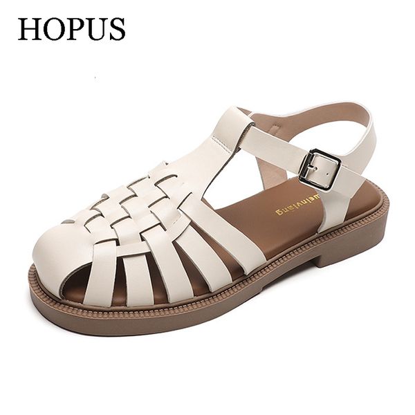 sandals hopus women sandals summer retro plus size breathable elegant flats sandals beach footwear fashion low heel shoes for women 230714, Black 
sandals hopus women sandals summer retro plus size breathable elegant flats sandals beach footwear fashion low heel shoes for women 230714, Black