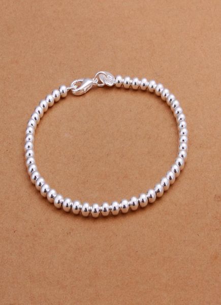 low 925 sterling silver plated 4mmx20cm beads bracelet fashion jewelry classic wedding gift 9658058, Black
low 925 sterling silver plated 4mmx20cm beads bracelet fashion jewelry classic wedding gift 9658058, Black