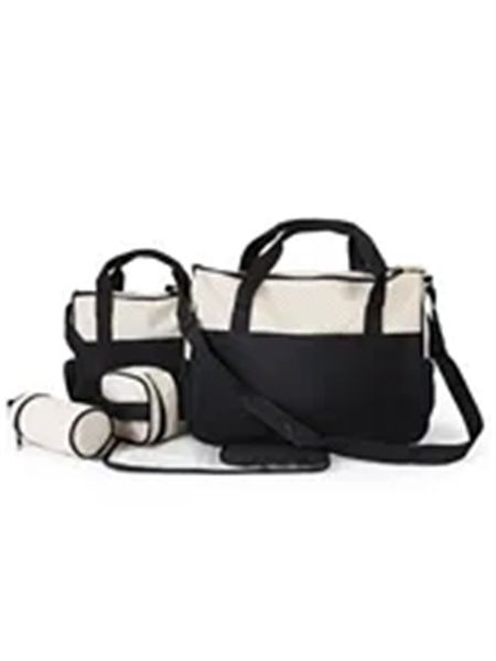 five piece mommy bag one shoulder oblique straddle mother baby bun mother bag diaper bag a1, Black
five piece mommy bag one shoulder oblique straddle mother baby bun mother bag diaper bag a1, Black