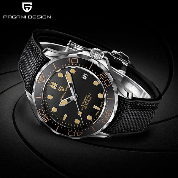 other watches pagani design fashion brand silicone men s automatic 007 commander men mechanical wristwatch japan nh35a 230714, Slivery;black
other watches pagani design fashion brand silicone men s automatic 007 commander men mechanical wristwatch japan nh35a 230714, Slivery;black