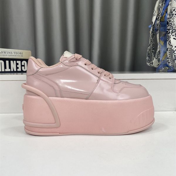 fashion show beige leather low- sneaker white platform shoes womens brushed leather flatform sneakers thick bottom trainers oversize embosse, Black
fashion show beige leather low- sneaker white platform shoes womens brushed leather flatform sneakers thick bottom trainers oversize embosse, Black