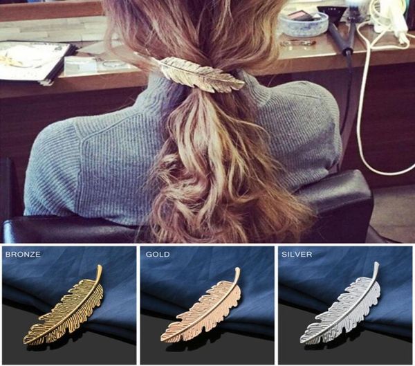 fashion retro metal leaf shape hair clip barrettes crystal pearl hairpin barrette color feather hair claws hair styling tool 3 col8095532, Golden;silver
fashion retro metal leaf shape hair clip barrettes crystal pearl hairpin barrette color feather hair claws hair styling tool 3 col8095532, Golden;silver