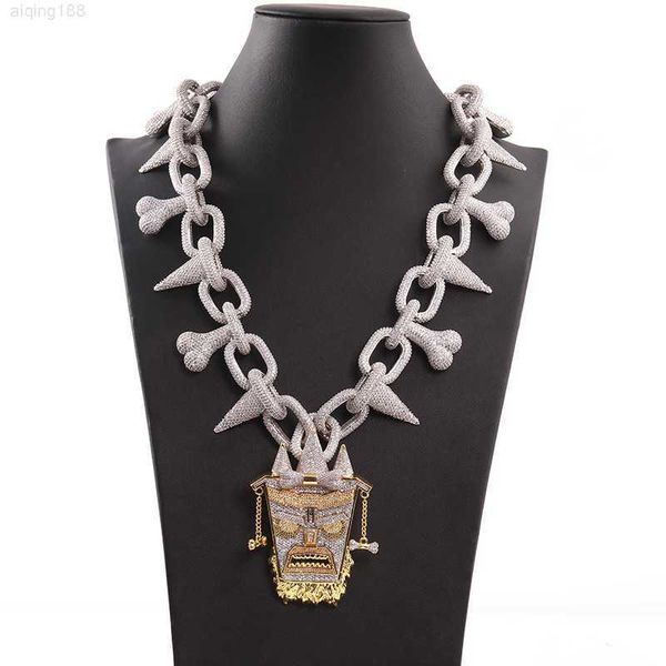 gold silver bling iced out cz hip hop necklaces male jewelry luxury aaa zircon uka pendant bone spike chain link men necklaces
gold silver bling iced out cz hip hop necklaces male jewelry luxury aaa zircon uka pendant bone spike chain link men necklaces