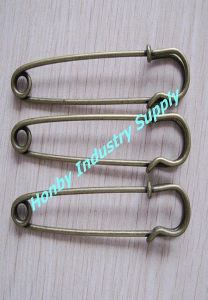 pack of 100 pcs 76 mm antique bronze color kilt safety pin brooch findings shippping3663976, Silver
pack of 100 pcs 76 mm antique bronze color kilt safety pin brooch findings shippping3663976, Silver