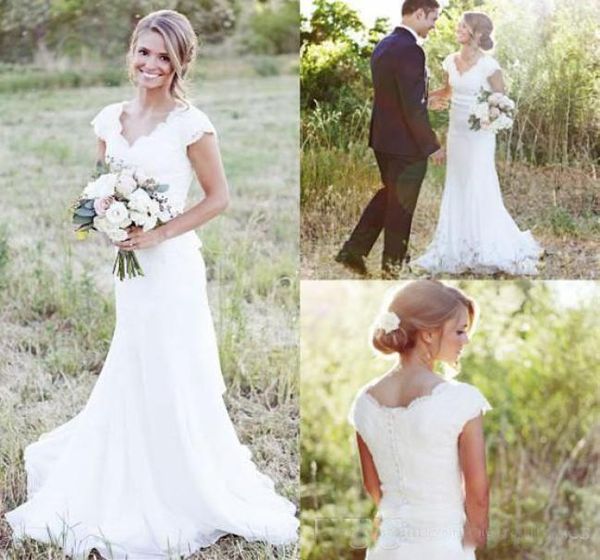 custom made modest boho mermaid lace wedding gowns vintage wedding dresses elegant v neck cap sleeve wedding party dress gowns5448632, White
custom made modest boho mermaid lace wedding gowns vintage wedding dresses elegant v neck cap sleeve wedding party dress gowns5448632, White