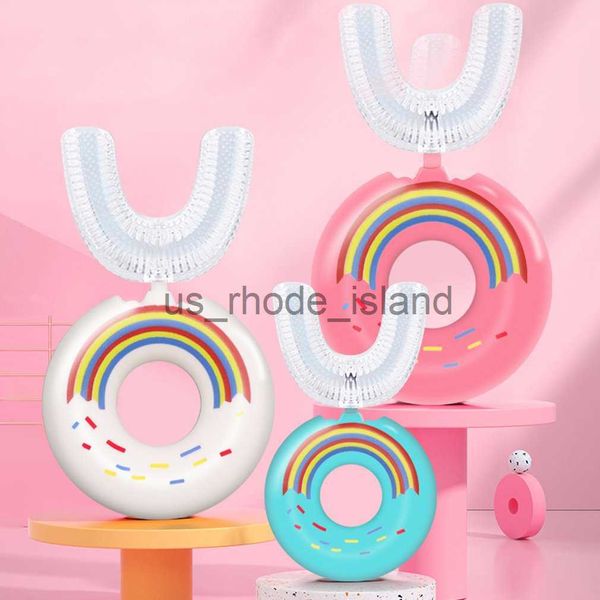 other baby feeding children 360 degree doughnut manual toothbrush kids silicone u-shaped tooth brush cartoon gift for 2-6-12 years old x0714
other baby feeding children 360 degree doughnut manual toothbrush kids silicone u-shaped tooth brush cartoon gift for 2-6-12 years old x0714