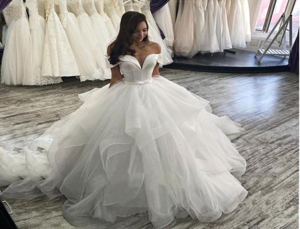 ball gown wedding dresses off the shoulder corset ruffles organza plus size wedding party dress for bridal gowns vestido de noiva9442277, White
ball gown wedding dresses off the shoulder corset ruffles organza plus size wedding party dress for bridal gowns vestido de noiva9442277, White