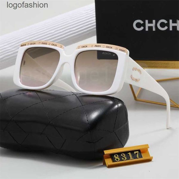 

luxury glasses Designer sunglasses protective eyewear purity Cat Eye design UV380 Alphabet design sunglasses driving travel beach wear very nice sun glasses box