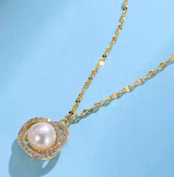 beautiful clover pearl pendant necklace 18k gold stainless steel jewelry for women gift7992416, Silver
beautiful clover pearl pendant necklace 18k gold stainless steel jewelry for women gift7992416, Silver