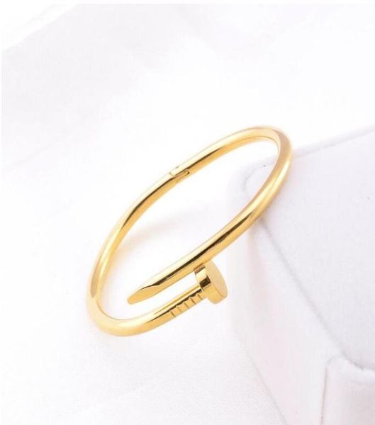screw nail bangle jewelry fashion 925 sterling silver female round hard bracelet classic star same style6468778, White
screw nail bangle jewelry fashion 925 sterling silver female round hard bracelet classic star same style6468778, White
