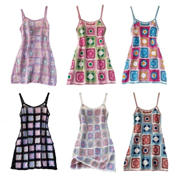 urban dresse vacation beach crochet spaghetti strap midi cami dress boho hollow out knitted colorful floral backless a line summer 230714, White;black
urban dresse vacation beach crochet spaghetti strap midi cami dress boho hollow out knitted colorful floral backless a line summer 230714, White;black