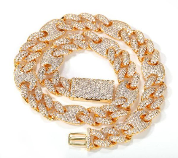 16mm mens hip hop iced out cubic zirconia coffee bean cuban link chain choker necklace bracelet full diamond rapper chains jewelry1766083, Silver
16mm mens hip hop iced out cubic zirconia coffee bean cuban link chain choker necklace bracelet full diamond rapper chains jewelry1766083, Silver