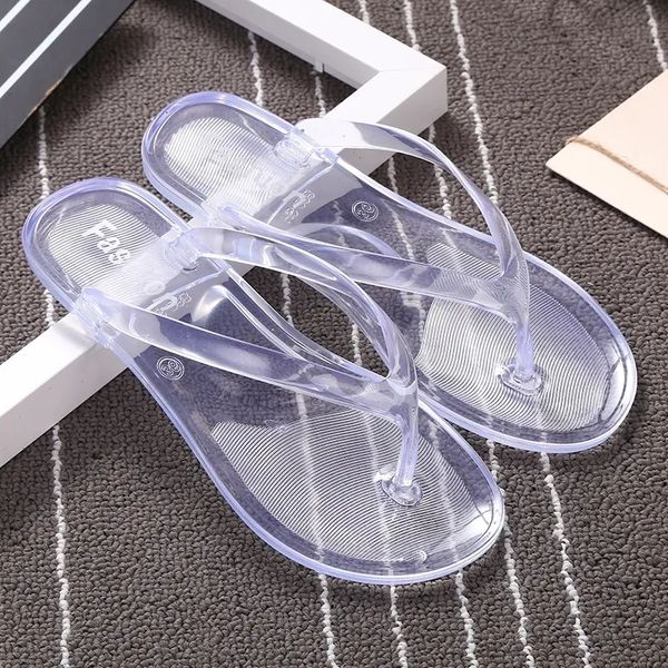 slippers summer beach flat clear flip flops girls transparent slippers female jelly shoes plain color women's flip-flops ladies slides, Black
slippers summer beach flat clear flip flops girls transparent slippers female jelly shoes plain color women's flip-flops ladies slides, Black