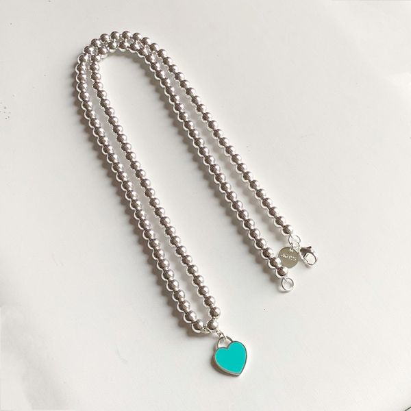 pendant necklaces s925 sterling silver classic 4mm bead mini enamel heart necklace ladies fashion simple light luxury jewelry party holiday
pendant necklaces s925 sterling silver classic 4mm bead mini enamel heart necklace ladies fashion simple light luxury jewelry party holiday