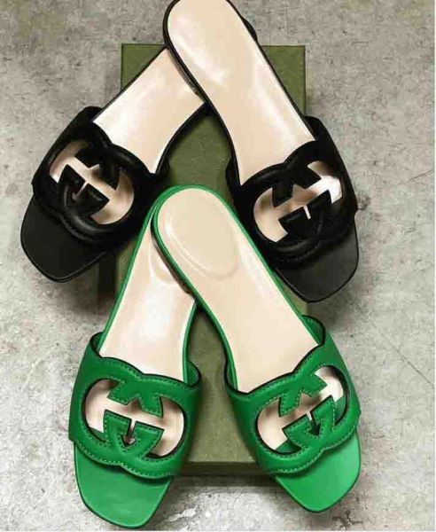 slipper genuine leather women flat slippers slide g- -cut out leather sandals luxury brand sandal with box 35-42size phm, Black
slipper genuine leather women flat slippers slide g- -cut out leather sandals luxury brand sandal with box 35-42size phm, Black