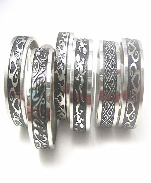 whole 50pcslot mixed styles silver men039s 8mm stainless steel fashion etching rings large sizes brand new1601092, Slivery;golden
whole 50pcslot mixed styles silver men039s 8mm stainless steel fashion etching rings large sizes brand new1601092, Slivery;golden