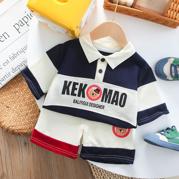 childrens polo shirt boys summer childrens suit 2023 new boys shorts casual sports two-piece set kids outfits, White
childrens polo shirt boys summer childrens suit 2023 new boys shorts casual sports two-piece set kids outfits, White