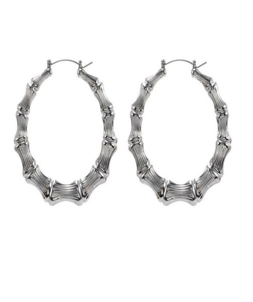 trendy big bamboo hoop earrings 18k real gold plated elegant larger size women earring fashion costume jewelry8818032, Golden;silver
trendy big bamboo hoop earrings 18k real gold plated elegant larger size women earring fashion costume jewelry8818032, Golden;silver