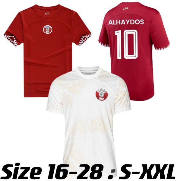 22 23 qatar muntari mens soccer jerseys player version national team afif alhaydos alaaeldin abdelkarim boualem home away kids football shir, Black
22 23 qatar muntari mens soccer jerseys player version national team afif alhaydos alaaeldin abdelkarim boualem home away kids football shir, Black